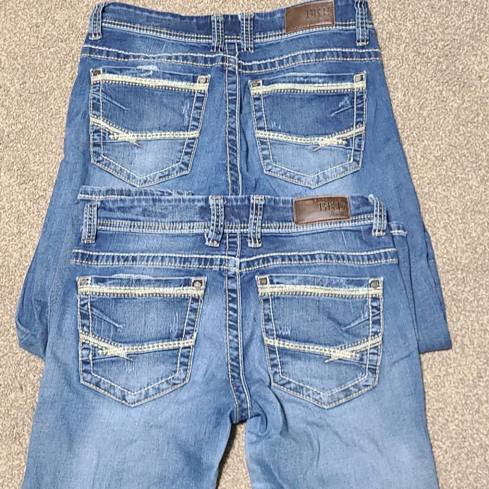 2 Pair BKE denim Jeasn 28R  (Peyton)